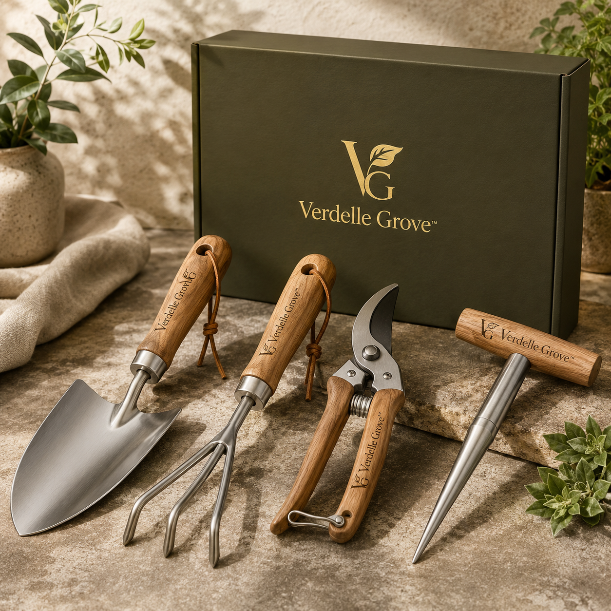 Verdelle Grove™ Premium Garden Tool Set